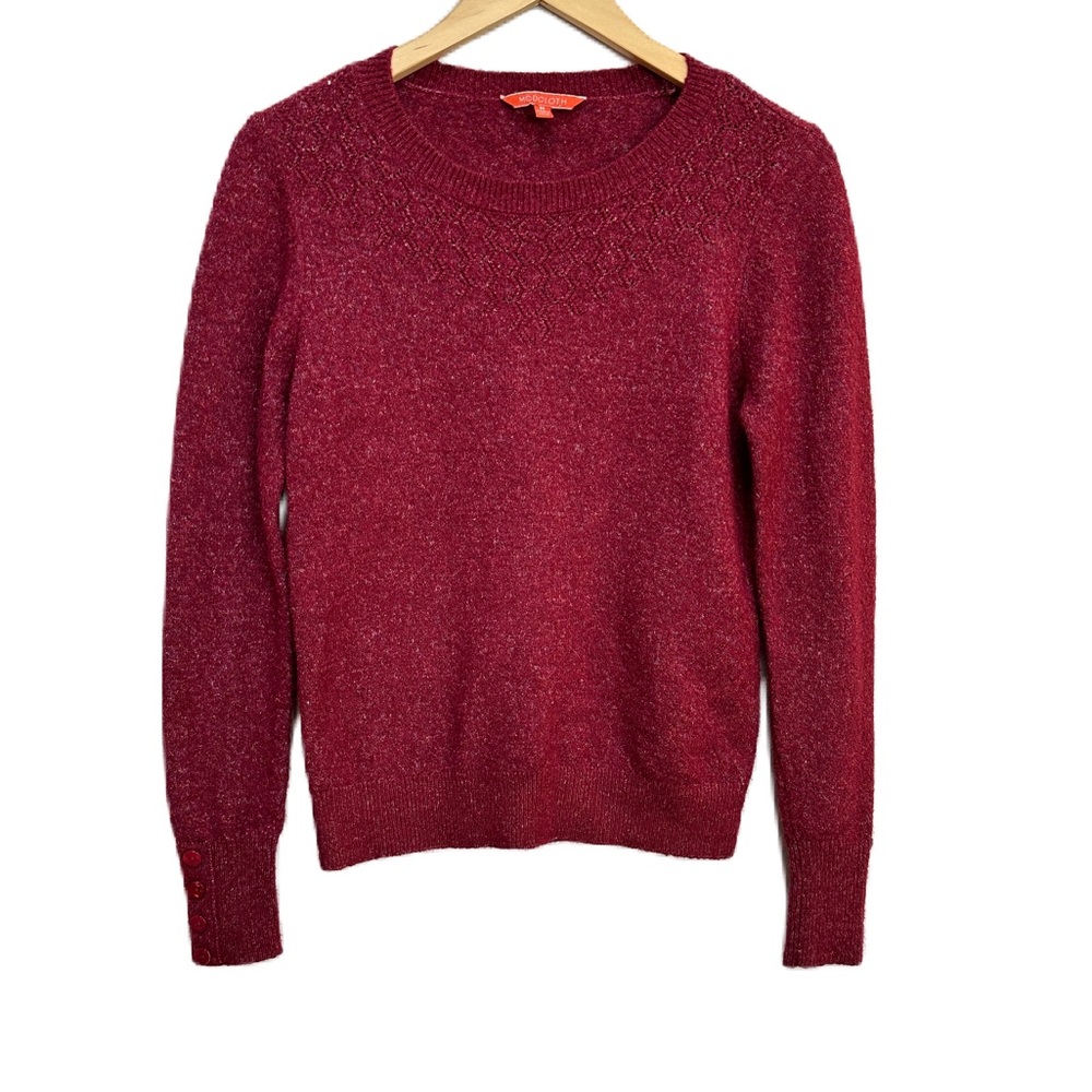 ModCloth Charter School Red Pullover Knit Sweater Women’s Medium